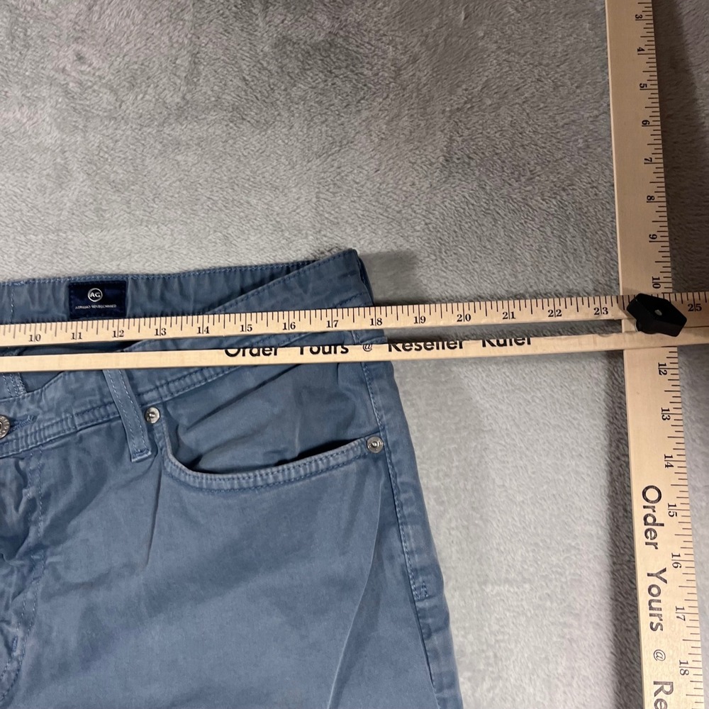 AG Adriano Goldschmied The Graduate Tailored Leg Blue Grey Pants 36x34 Mens - Picture 4 of 10